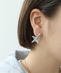 メタルスターイヤリング