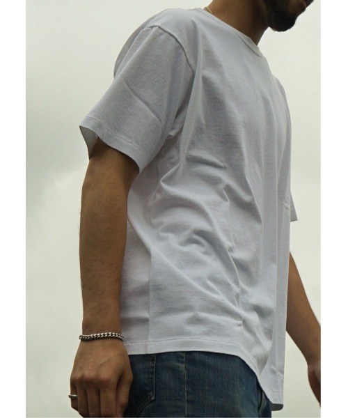 FRONT 11201(フロントワンワントゥーオーワン)の「Heavy Weight S/S No Pocket T-shirt(Tシャツ/カットソー・メンズ・ブラック/ネイビー/ホワイト・XL/L/M/S)」の15枚目の写真
