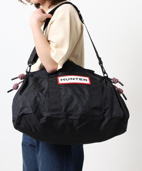 HUNTER(ハンター)の「HUNTER トラベル パッカブル リップストップ ホールドオール(ボストンバッグ・レディース・ブルー系/ブラック/ホワイト系・FREE)」の13枚目の写真