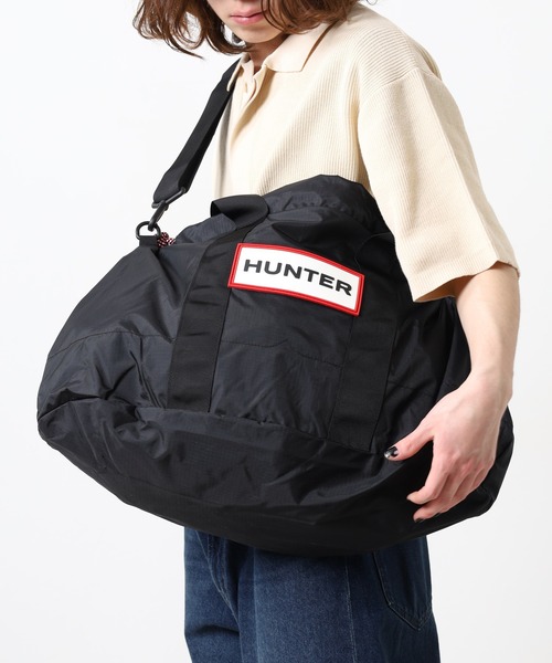 HUNTER(ハンター)の「HUNTER トラベル パッカブル リップストップ ホールドオール(ボストンバッグ・レディース・ブルー系/ブラック/ホワイト系・FREE)」の14枚目の写真