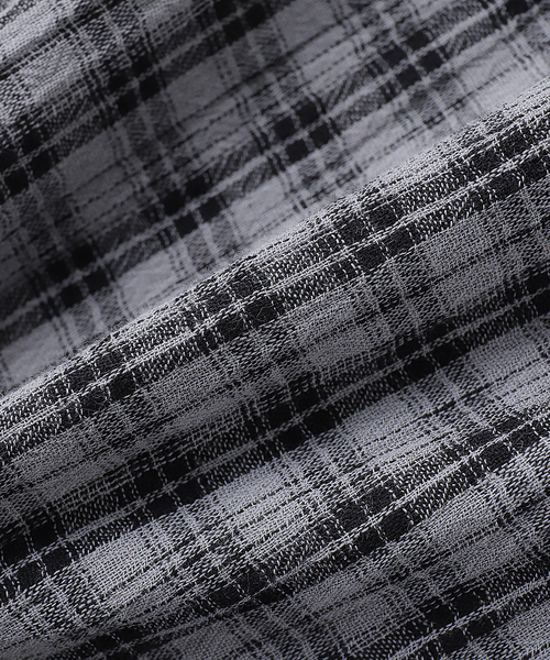 OSKR(オーエスケーアール)の「OSKR / オーエスケーアール ex Washer Sheer Check Hoodie Shirt(シャツ/ブラウス・メンズ・グレー/ホワイト・LARGE/MEDIUM)」の14枚目の写真