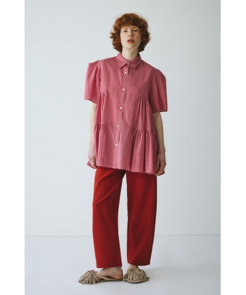 HeRIN.CYE(ヘリンドットサイ)の「Ponte pants ポンチパンツ(その他パンツ・レディース・レッド/ブラック/ブルー・38/36)」の4枚目の写真