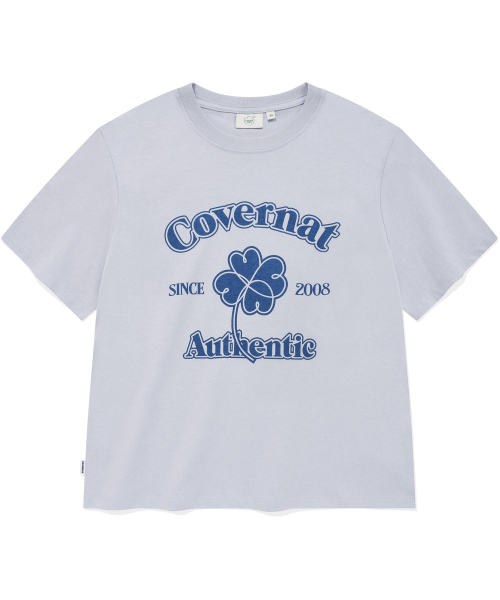 COVERNAT WOMAN(カバーナットウーマン)の「ウーマンアーチクローバーハートTシャツライトブルー(Tシャツ/カットソー・レディース・その他・WM/WS)」の7枚目の写真