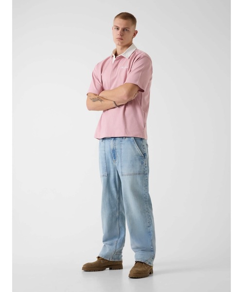 GUESS JEANS(ゲスジーンズ)の「GUESS JEANS G19 Carpenter Pant デニムパンツ カーペンター(デニムパンツ・メンズ・ライトインディゴブルー・28inch/29inch/30inch/31inch/32inch/34inch)」の4枚目の写真