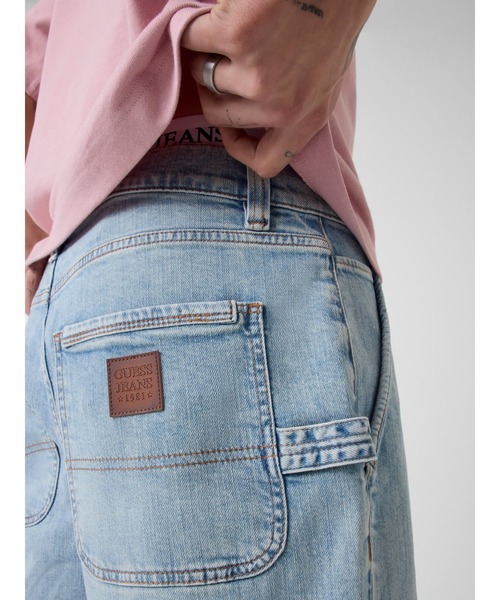 GUESS JEANS(ゲスジーンズ)の「GUESS JEANS G19 Carpenter Pant デニムパンツ カーペンター(デニムパンツ・メンズ・ライトインディゴブルー・28inch/29inch/30inch/31inch/32inch/34inch)」の3枚目の写真