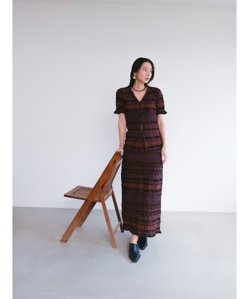 Ruh Dhan(ルーダン)の「Vital Layers Top(カーディガン/ボレロ・レディース・ブラウン/オレンジ/ネイビー・FREE)」の14枚目の写真
