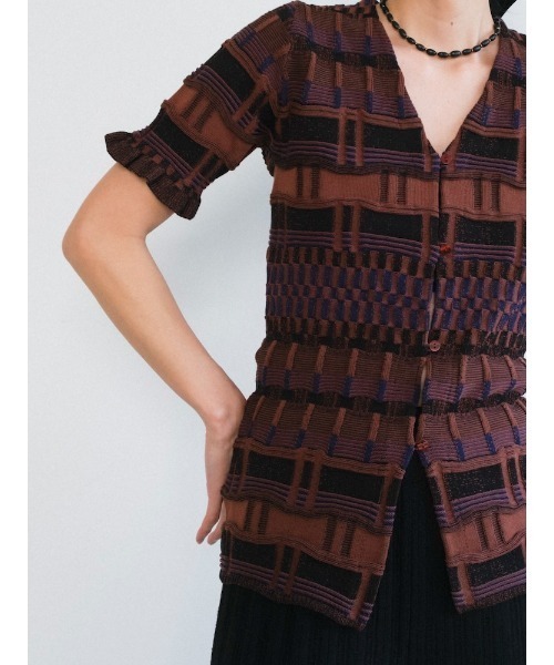 Ruh Dhan(ルーダン)の「Vital Layers Top(カーディガン/ボレロ・レディース・ブラウン/オレンジ/ネイビー・FREE)」の22枚目の写真