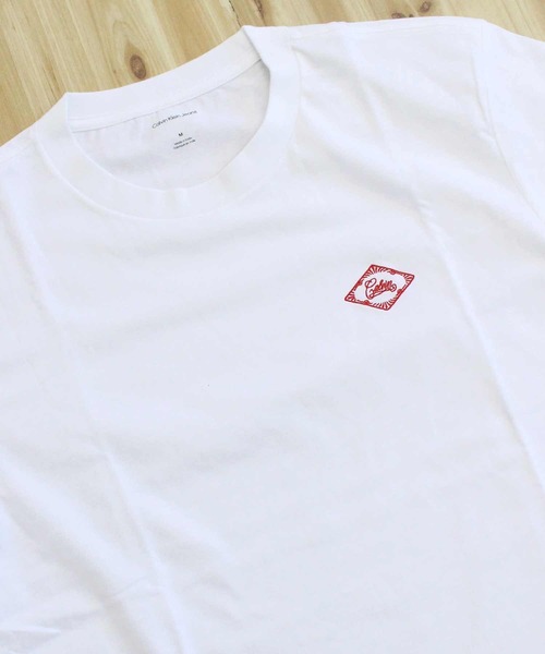 Calvin Klein(カルバン・クライン)の「CK カルバン マッチボックス グラフィック Tシャツ SS 20S CALVIN MATCHBOX GRAPHIC TEE(Tシャツ/カットソー・メンズ・ブラック/レッド/ホワイト・XL/L/M)」の6枚目の写真