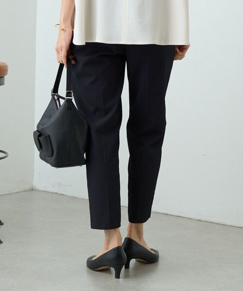 LIVETART（リヴェタート）の「ストレッチドビーテーパーパンツ《LIVETART》（その他パンツ・レディース・ブラック・FREE）」の3枚目の写真