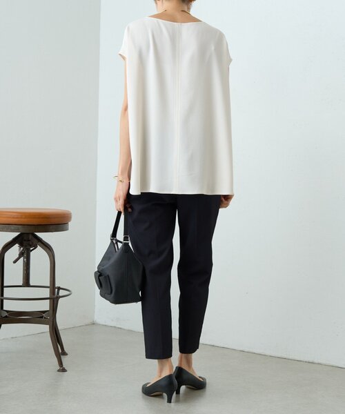 LIVETART（リヴェタート）の「ストレッチドビーテーパーパンツ《LIVETART》（その他パンツ・レディース・ブラック・FREE）」の7枚目の写真