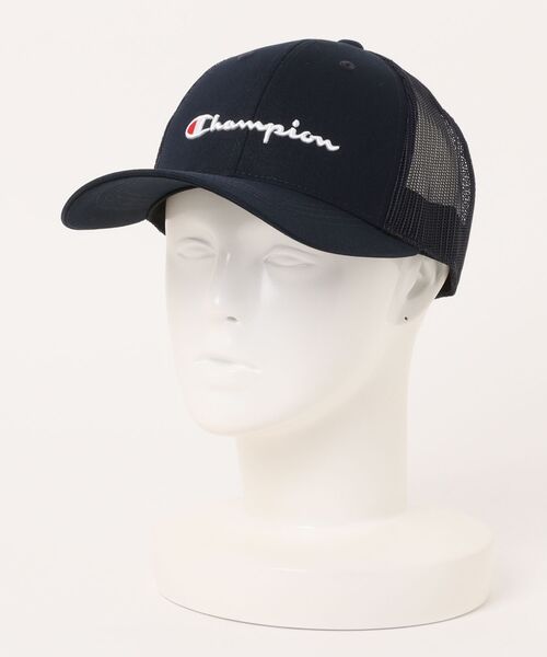 Champion(チャンピオン)の「【Champion】ツイルメッシュキャップ 181-0094(キャップ・レディース・ネイビー/グレー/ブラック・FREE)」の3枚目の写真