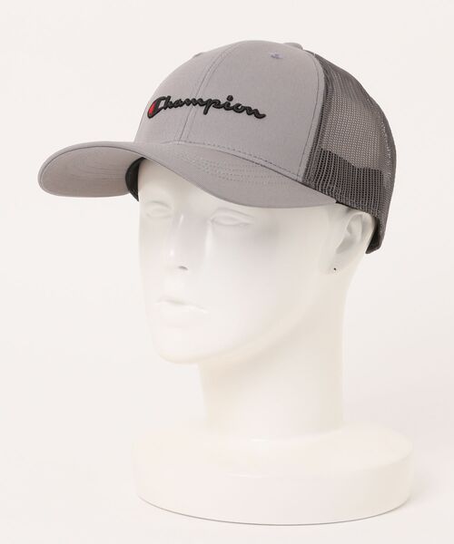 Champion(チャンピオン)の「【Champion】ツイルメッシュキャップ 181-0094(キャップ・レディース・ネイビー/グレー/ブラック・FREE)」の1枚目の写真
