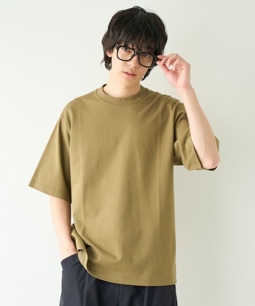 coen（コーエン）の「クリーンプラスTシャツ ショートスリーブ【抗菌防臭・防汚（食品、衿部分の皮脂汚れ）・UVカット）（Tシャツ/カットソー・メンズ・ライム/ホワイト/オリーブ/ブラック・M/S/XL/L）」の21枚目の写真
