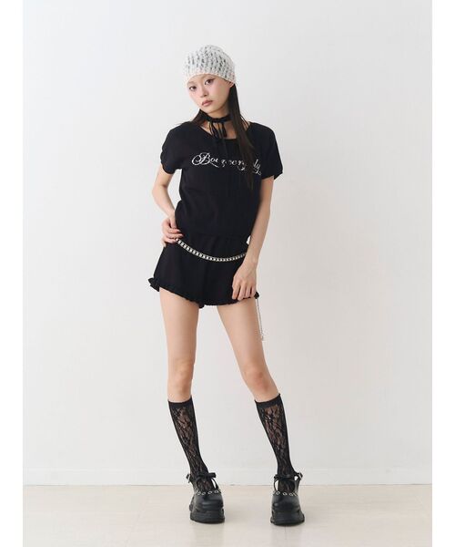jouetie（ジュエティ）の「ニットショートパンツ（その他パンツ・レディース・ブラック/グレー/レッド・MEDIUM）」の17枚目の写真