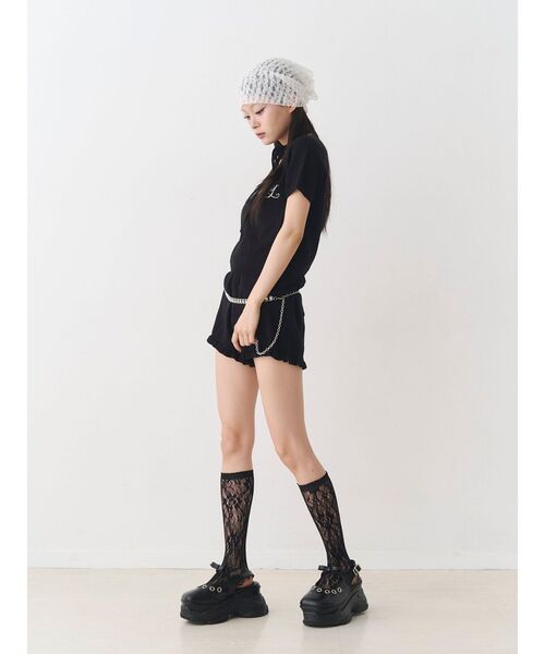 jouetie（ジュエティ）の「ニットショートパンツ（その他パンツ・レディース・ブラック/グレー/レッド・MEDIUM）」の20枚目の写真
