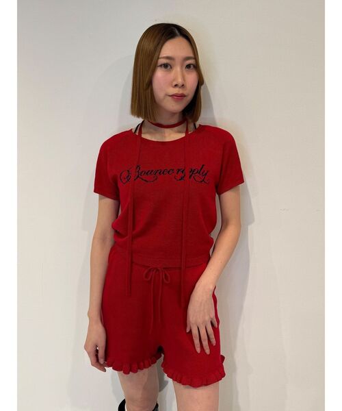 jouetie（ジュエティ）の「ニットショートパンツ（その他パンツ・レディース・ブラック/グレー/レッド・MEDIUM）」の21枚目の写真