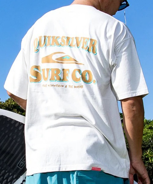 Quiksilver（クイックシルバー）の「QUIKSILVER/クイックシルバー 半袖 Tシャツ SURF CO ST QST262005（Tシャツ/カットソー・メンズ・ホワイト/スミクロ・L/M）」の2枚目の写真