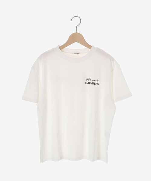 le.coeur blanc（ルクールブラン）の「【撥水・撥油・防汚】LAUMIERETシャツ（Tシャツ/カットソー・レディース・ブラウン/オフホワイト/ベージュ・38）」の15枚目の写真