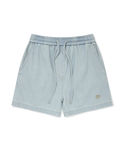 Wacky WiLLy（ワッキーウィリー）の「[26SS] ウィメンズイージーデニムショートパンツライトブルー（その他パンツ・レディース・その他・SMALL/MEDIUM）」の2枚目の写真