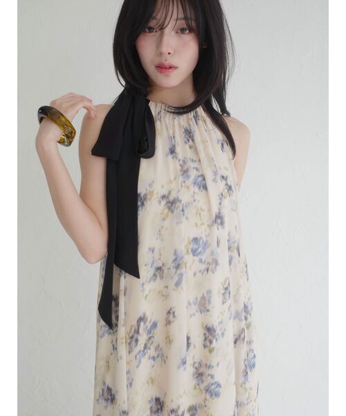LAGUNAMOON（ラグナムーン）の「フローラルアメスリワンピース 【夏服】（ワンピース・レディース・レッド/イエロー・MEDIUM/SMALL）」の13枚目の写真