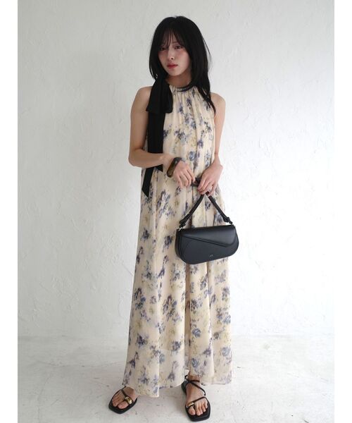 LAGUNAMOON（ラグナムーン）の「フローラルアメスリワンピース 【夏服】（ワンピース・レディース・レッド/イエロー・MEDIUM/SMALL）」の14枚目の写真