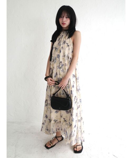 LAGUNAMOON（ラグナムーン）の「フローラルアメスリワンピース 【夏服】（ワンピース・レディース・レッド/イエロー・MEDIUM/SMALL）」の15枚目の写真