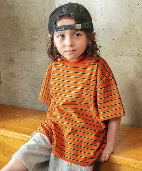 BREEZE（ブリーズ）の「【リンク】B NEWJACK グラフィック半袖Tシャツ（Tシャツ/カットソー・キッズ・オフホワイト/ブラック/エメラルド/アイボリー/ダークブラウン/ライム/レッド/オレンジ/ロイヤルブルー/ダークグリーン・90/110/150/130/140/160/120）」の10枚目の写真