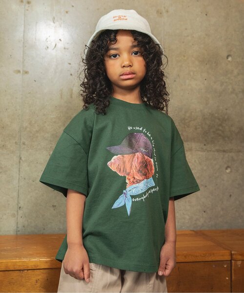 BREEZE（ブリーズ）の「【リンク】B NEWJACK グラフィック半袖Tシャツ（Tシャツ/カットソー・キッズ・オフホワイト/ブラック/エメラルド/アイボリー/ダークブラウン/ライム/レッド/オレンジ/ロイヤルブルー/ダークグリーン・90/110/150/130/140/160/120）」の6枚目の写真