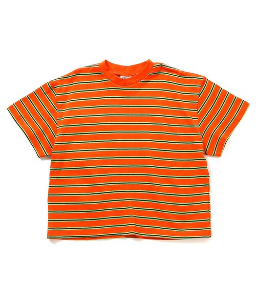 【ska135jp 】COTTON天竺クルーネックプルオーバー オレンジ ska135jp 様専用】COTTON天竺クルーネックプルオーバー オレンジ