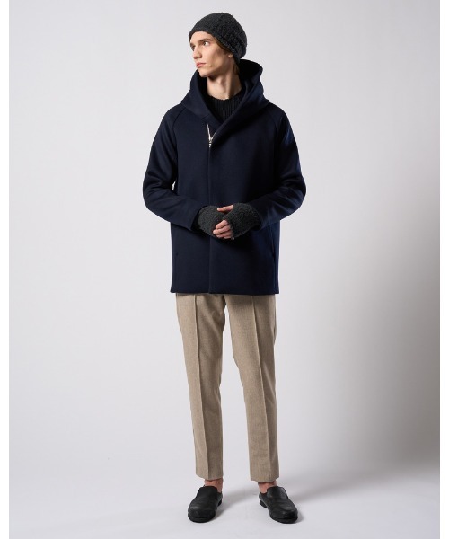 wjk（ダヴルジェイケイ）の「fancy yarn knit hand warmer（手袋・メンズ・ブラック/ホワイト/チャコールグレー・FREE）」の11枚目の写真