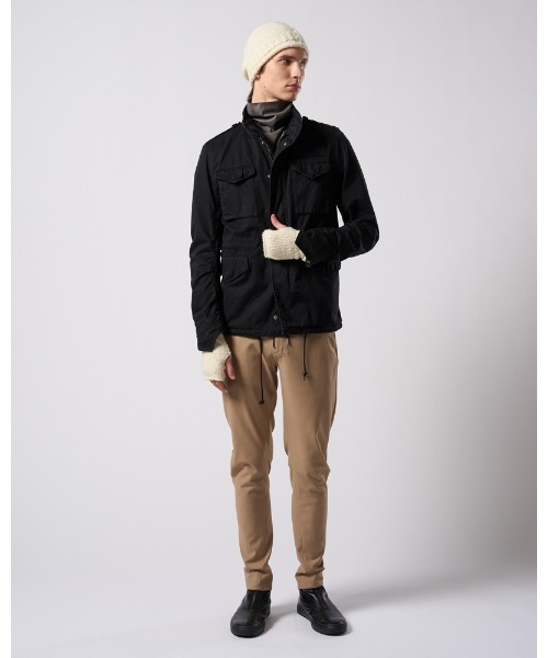 wjk（ダヴルジェイケイ）の「fancy yarn knit hand warmer（手袋・メンズ・ブラック/ホワイト/チャコールグレー・FREE）」の12枚目の写真