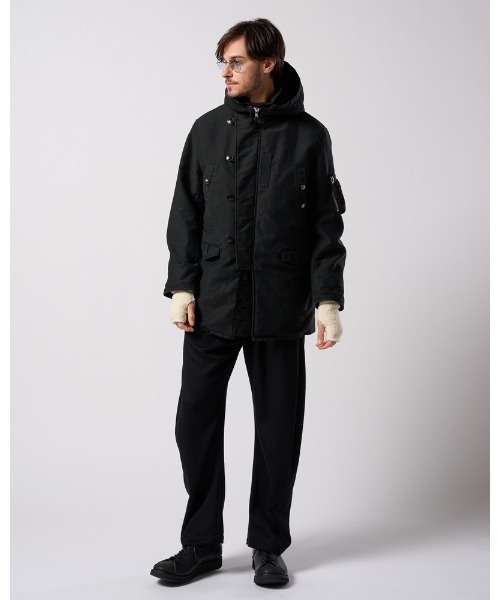 wjk（ダヴルジェイケイ）の「fancy yarn knit hand warmer（手袋・メンズ・ブラック/ホワイト/チャコールグレー・FREE）」の16枚目の写真