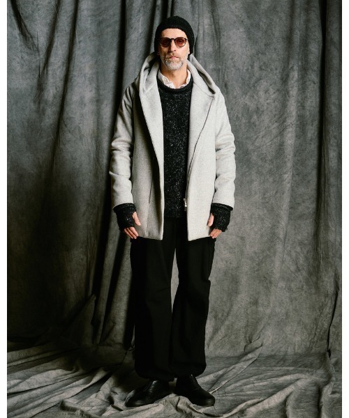 wjk（ダヴルジェイケイ）の「fancy yarn knit hand warmer（手袋・メンズ・ブラック/ホワイト/チャコールグレー・FREE）」の18枚目の写真