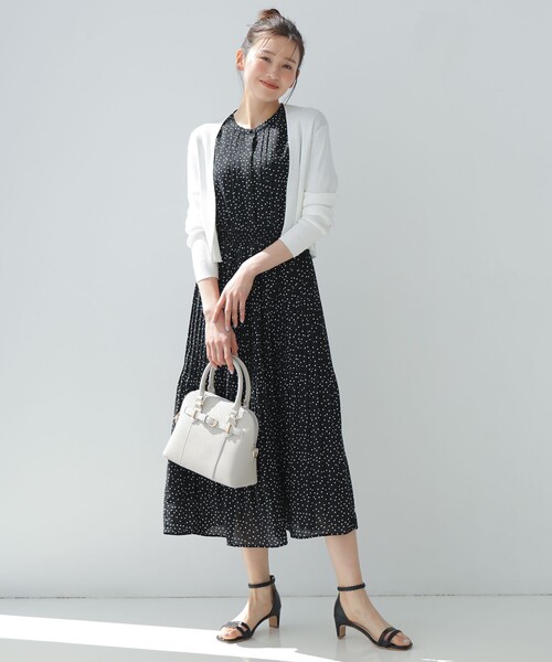 ANY SIS(エニィスィス)の「リブショートレングス カーディガン(カーディガン/ボレロ・レディース・スカイブルー系/ホワイト系/ブラック系・X-LARGE)」の15枚目の写真