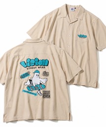 【VISION STREET WEAR/ヴィジョン ストリート ウェア】アソート バックアートワークデザイン オープンカラーシャツ