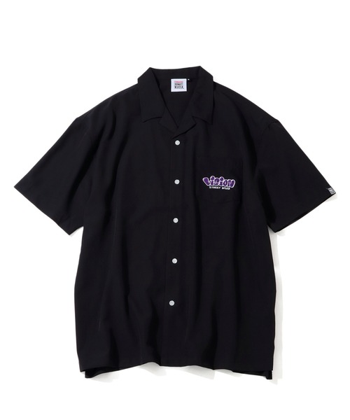 VISION STREET WEAR（ヴィジョンストリートウェア）の「【VISION STREET WEAR/ヴィジョン ストリート ウェア】アソート バックアートワークデザイン オープンカラーシャツ（シャツ/ブラウス・メンズ・ブラック系2/グリーン系1/アイボリー系2/ブラック系1/アイボリー系1/グリーン系2・M/L/LL）」の7枚目の写真