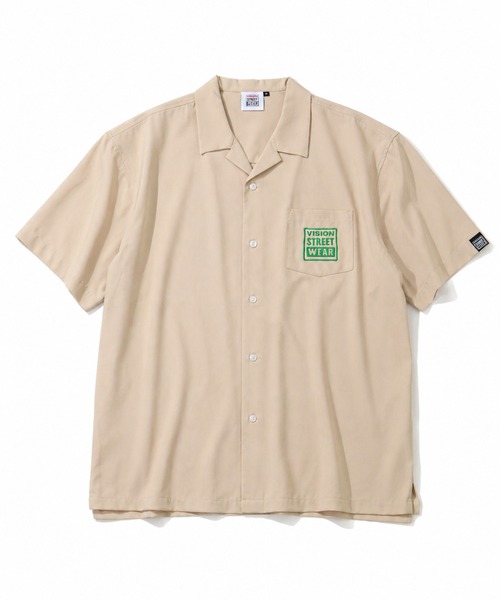 VISION STREET WEAR（ヴィジョンストリートウェア）の「【VISION STREET WEAR/ヴィジョン ストリート ウェア】アソート バックアートワークデザイン オープンカラーシャツ（シャツ/ブラウス・メンズ・ブラック系2/グリーン系1/アイボリー系2/ブラック系1/アイボリー系1/グリーン系2・M/L/LL）」の20枚目の写真