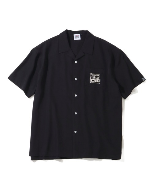 VISION STREET WEAR（ヴィジョンストリートウェア）の「【VISION STREET WEAR/ヴィジョン ストリート ウェア】アソート バックアートワークデザイン オープンカラーシャツ（シャツ/ブラウス・メンズ・ブラック系2/グリーン系1/アイボリー系2/ブラック系1/アイボリー系1/グリーン系2・M/L/LL）」の12枚目の写真