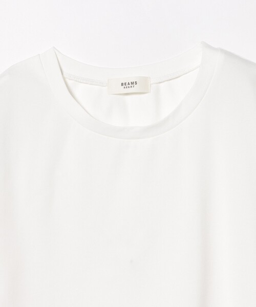 BEAMS HEART(ビームスハート)の「ドロスト ノースリーブ プルオーバー(Tシャツ/カットソー・レディース・オフホワイト/チャコールグレー/ブラウン・FREE)」の17枚目の写真