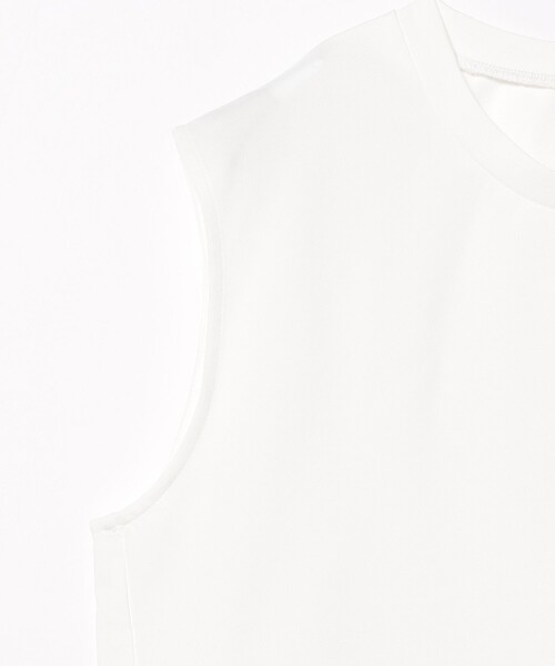 BEAMS HEART(ビームスハート)の「ドロスト ノースリーブ プルオーバー(Tシャツ/カットソー・レディース・オフホワイト/チャコールグレー/ブラウン・FREE)」の16枚目の写真