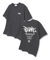 ロウリーフ オーバーサイズ 半袖Tシャツ ダークグレー