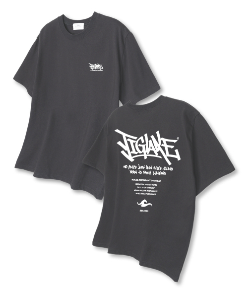 TI.GLAKE(ティーグレイク)の「ロウリーフ オーバーサイズ 半袖Tシャツ ダークグレー(Tシャツ/カットソー・メンズ・その他・LARGE/X-LARGE/XX-LARGE)」の1枚目の写真