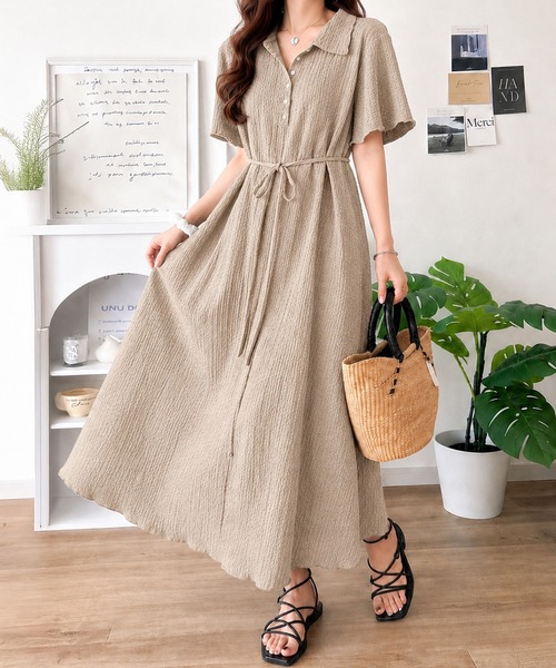 新品　mellfy memory おひめさまツイードワンピース Fairy ruffle long lace onepiece（ワンピース）｜mellfy memory