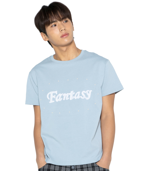 GLACK(グラック)の「GZT005 ファンタジースタッズTシャツ (SKY BLUE)(Tシャツ/カットソー・レディース・その他・XS/LARGE/MEDIUM/X-SMALL)」の2枚目の写真