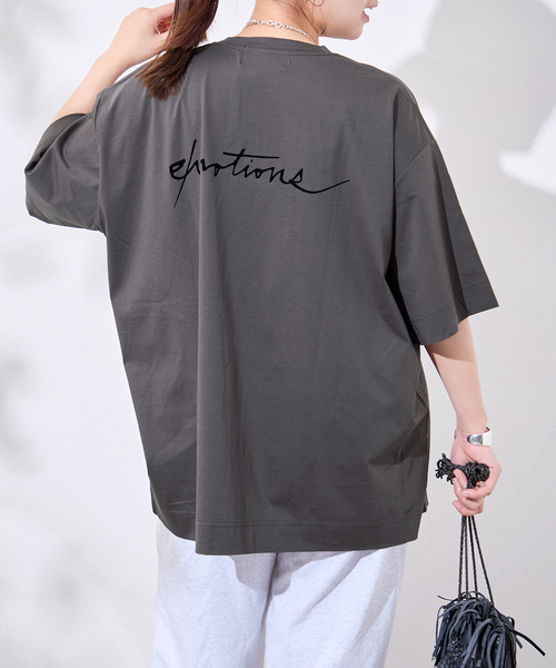 JOURNAL STANDARD(ジャーナルスタンダード)の「別注【GAKU*JS】TEE(Tシャツ/カットソー・レディース・グレー/ブラック系その他/ブラックミックス/ボルドー/ホワイト系その他/ホワイト・FREE)」の15枚目の写真