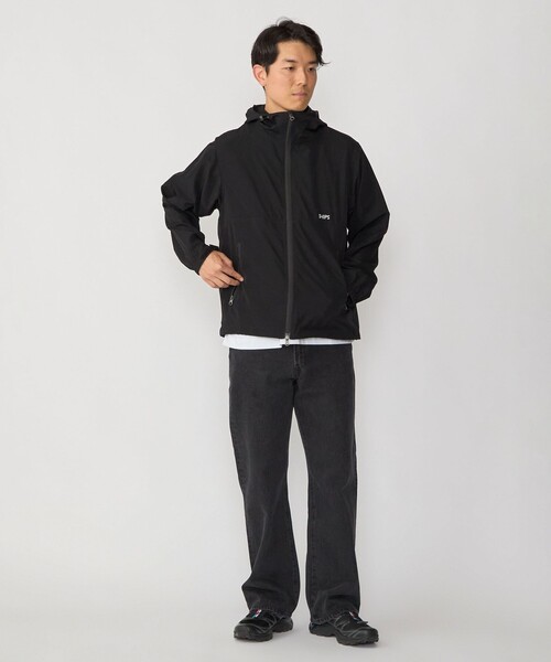 SHIPS（シップス）の「【WEB限定】SHIPS:〈UVカット〉フーディー ジップ ジャケット（ブルゾン・メンズ・ブラック/ベージュ/ネイビー・SMALL/X-LARGE/MEDIUM/LARGE）」の8枚目の写真