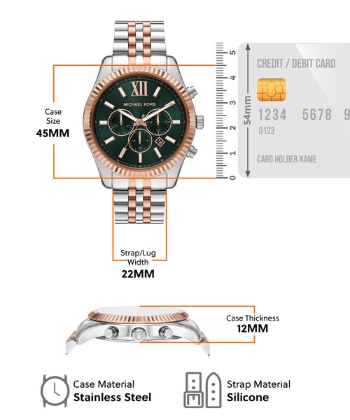 MICHAEL KORS(マイケルコース)の「マイケル・コース 腕時計 メンズ アナログ ステンレス MK9265(アナログ腕時計・メンズ・マルチ・FREE)」の5枚目の写真