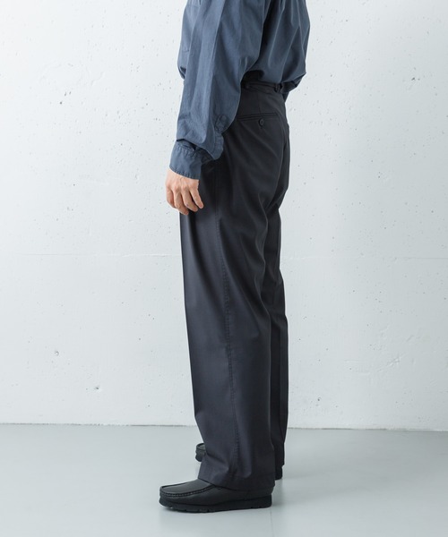 ANOTHER OFFICE（アナザー オフィス）の「ANOTHER OFFICE　SANTIAGO SLACKS FLEXIBLE（その他パンツ・メンズ・チャコールグレー/ブラック・3/2）」の10枚目の写真