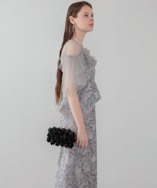 Leja(レジャ)の「【LEJA】スパンコール3Dフラワーパールビジュークラッチバッグ結婚式 パーティー 成人式 二次会 同窓会 お呼ばれ オケージョン 20代 30代(ハンドバッグ・レディース・ホワイト/ブラック/シルバー・FREE)」の14枚目の写真