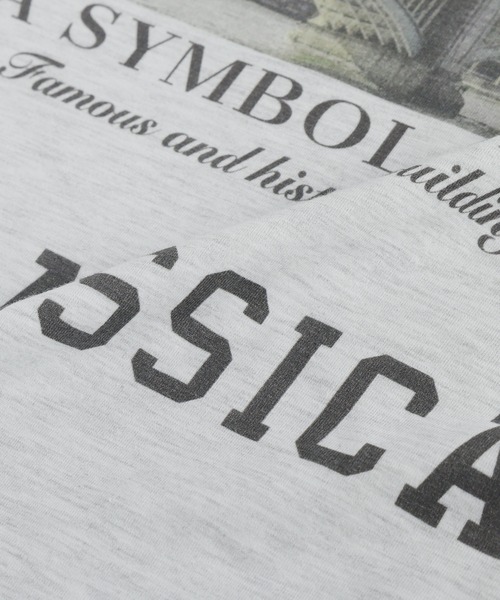 Bleme(ブレム)の「ヴィンテージグラフィック メランジ ソフトTシャツ(Tシャツ/カットソー・メンズ・グレー/オートミール・M/S/XL/L)」の10枚目の写真